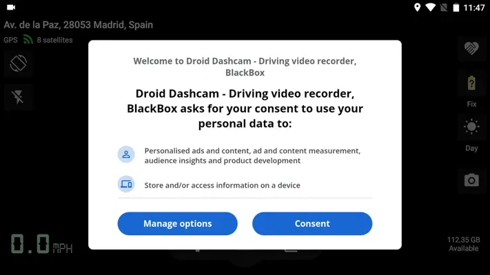 Droid Dashcam - Driving video recorder android App screenshot 9