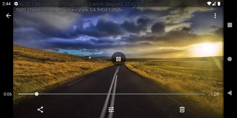 Droid Dashcam - Driving video recorder android App screenshot 1